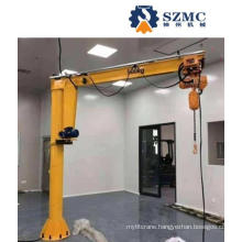 500kg Electric 90/180/270/360 Degree Canlilever Mini Swivel Jib Crane Type